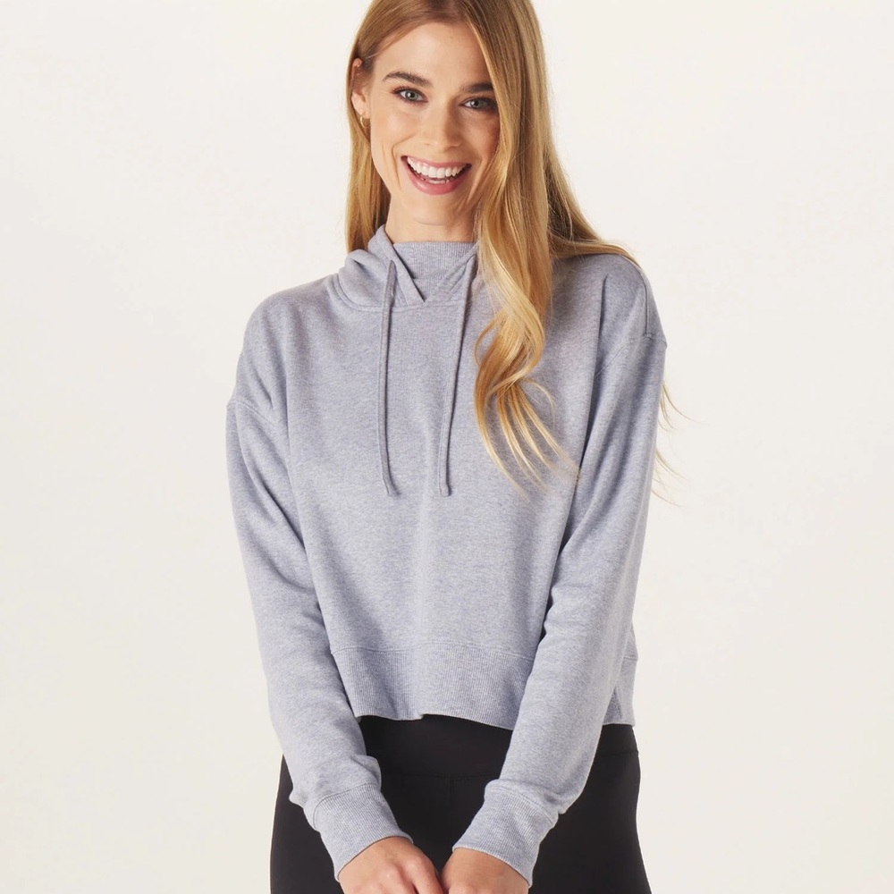 Soft Cotton Cropped Hoodie - The Normal Brand